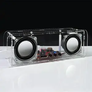 For DIY Speaker Kit USB Mini Home Stereo Sound Amplifier DIY Electronic Kits for Soldering Practice Without Shell