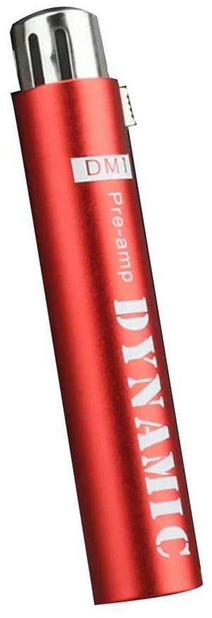 For Replace for DM1 Dynamic Microphone Preamplifier 28DB Gain Amplifier for Dynamic and Passive Ribbon Microphones,Red