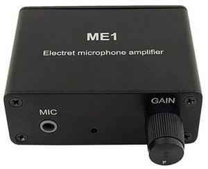 For 3.5mm ME1 Condenser Microphone Headphone Amplifier Audio Preamplifier Mixing Board