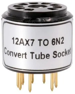 For 1PC Tube Socket Adapter ECC83 12AX7 to 6N2 6N1 6N6 Converter Vi e Audio DIY