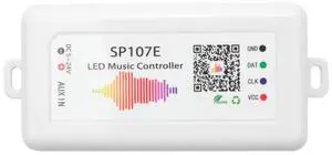 For WIFI RGB SP107E Pixel IC SPI Music Controller for WS2812 SK6812 SK9822 RGBW APA102 LPD8806 Strip DC5-24V