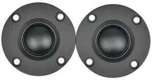 For 2Pcs Tweeter 1.5Inch 6Ohm 30W Dome Silk Film Tweeter Hifi Treble Speaker Audio Loudspeaker with Heatsink