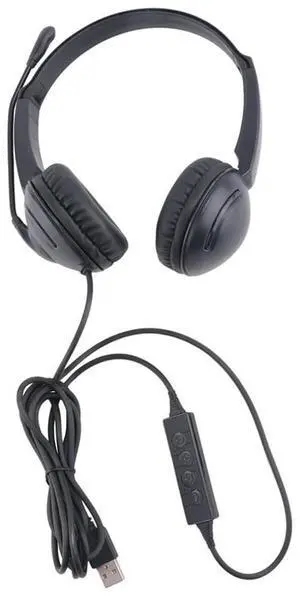 For Headset USB Conference Headset Computer Headset Microphone PC Call Stereo Headset Noise Isolation, Anti-Fatigue