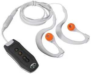 For Music Player with and Underwater Headphones for Swimming Laps Watersports Short Cord 4GB-Black