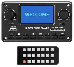 For LCD Player Module 28X64 Display Digital Audio Decoder Board TDM157 USB SD BT for Car Home Amplifier