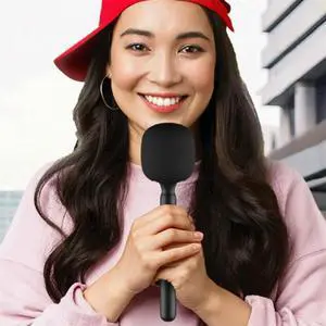 For 1Set Interview Mic Handle Adopter Microphone Handheld Adapter for Wireless Mic/Relacart/Wireless Mic