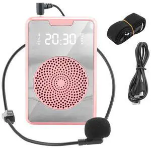 For Portable Voice Amplifier for Teachers with Microphone Headset,Rechargeable Speaker for Training,Tour Guide,Classroom