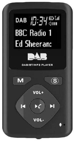 For Portable FM/DAB Digital Personal Pocket Mini Player Micro-USB for Home
