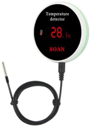 For Tuya Smart Home Wifi Temperature Sensor Wire Digital Smartlife Thermometer Room Water Pool Thermostat Plug