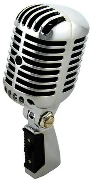 For Professional Wired Vi e Classic Microphone Good Quality Dynamic Moving Coil Mike Deluxe Metal Vocal Old Style Ktv Mic Mike
