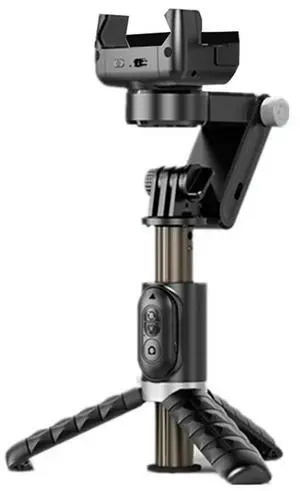 For Phone Wireless Gimbal Stabilizer Handheld Phone Stabilizer Live Recording With Fill Light