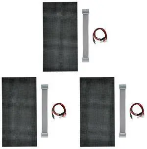 For 3Pcs P5 Indoor LED Screen Panel 64X32 Pixels LED Display Module 320X160mm 16 Scan RGB Full Color LED Screen Panel