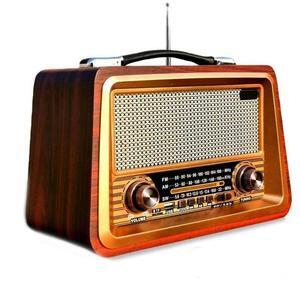 For Retro Portable Wireless Speaker Stereo AM/ Receiver Player USB TF AUX Classic Style