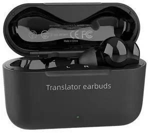 For M6 Mini Translation Headset 127 Languages Translation Smart Voice Translator Wireless Translation Headset Black