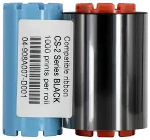 FOR CS-200e black without chip 1000 images printer ribbon for cs200 cs200e cs220 card printers