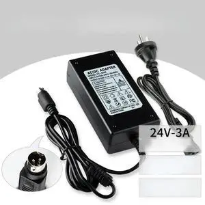 FOR Power Adapter for kitchen small ticket printer 24v3a 24v2a 24v2. 5a three-pin