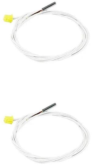 FOR 5PCS FLSUN V400 3D Printer Thermistor Temperature Sensor Wire Parts White Line for Aluminum Block Extruder