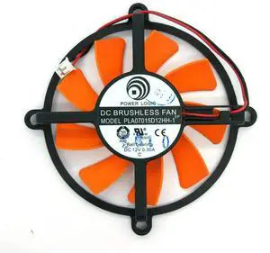 FOR for graphics card cooling fan PLA07015D12HH-1 12V 0.30A 2lines