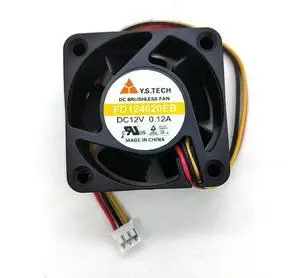 FOR FD124020EB DC12V 0.12A 40x40x20MM 3Lines Cooling Fan