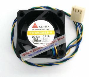 FOR FD124020EB-H DC12V 0.21A 40x40x20MM 4Lines Computer cooling fan