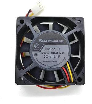 FOR FBA06T24H DC24V 0.11A 60*60*15MM Inverter Cooling Fan