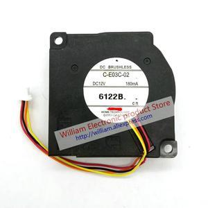 FOR C-E03C-02 12V 180mA for Projector cooling fan