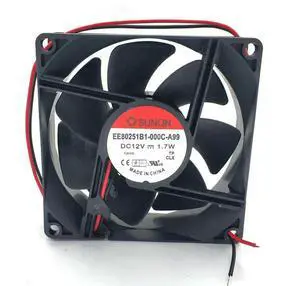 FOR EE80251B1-000C-A99 80*80*25MM DC12V 1.7W 8cm Cooling Fan