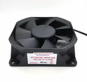FOR EF75251B1-Q000-G99 12V 2.70W 75*75*25MM for Projector Cooling Fan