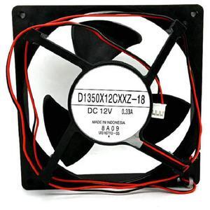 FOR D1350X12CXXZ-18 DC12V 0.33A 13.5cm for Refrigerator Cooling Fan