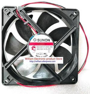 FOR MEC0251V1-000C-A99 120x120x25MM DC12V 5.4W 2Lines Cooling Fan