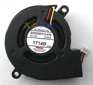 FOR SF5020RH12-01E SF5020RH12-02E DC12V 210mA for Projector Cooling Fan