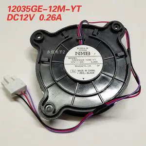 FOR 12035GE-12M-YT Fan for Refrigerator DC12V 0.26A BCD-302WPQG