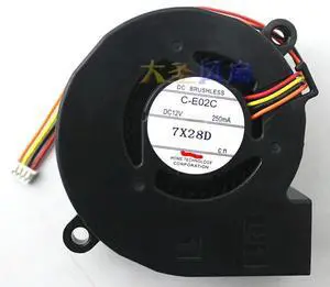 FOR C-E02C 12V 250mA for Projector Cooling Fan