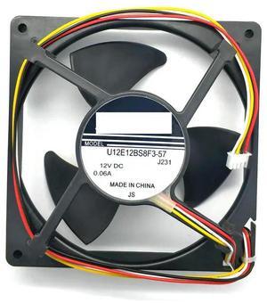 FOR U12E12BS8F3-57 J231 DC12V 0.06A for Refrigerator Cooling Fan