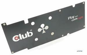 FOR for Club 3D R9 280X Video Card Backplate with Mounting Screws