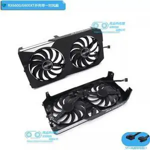 FOR Shell Fans for DUAL RX6600 RX6600XT RX6700XT Graphics Video Card