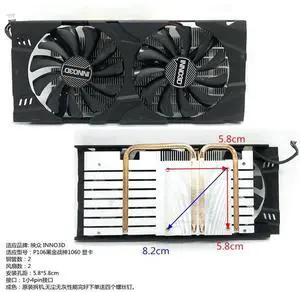 FOR Cooler for Inno3D gtx1060 Graphics Video Card