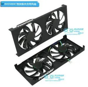 FOR for RX5500XT RX6600 RX6600XT RX6700 RX6700XT Fighter Graphics Video Card Cooling Shell Fan