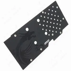 FOR for R9 380 Video Card Backplate with Mounting Screws