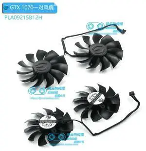 FOR for GTX1080 GTX1070 SC Video Graphics card Cooling fan PLA09215B12H