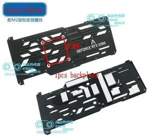 FOR for RTX2080 Video Card Backplate Compatible Public version RTX2080 RTX2080Ti with Mounting Screws