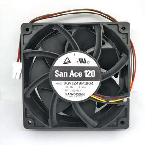 FOR 9GV1248P1B04 DC48V 0.43A 120*38MM Inverter ball axial cooling fan