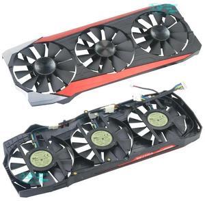 FOR T129215SU PLD09210S12HH for GTX980Ti R9 390X R9 390 graphics card cooling fan with label