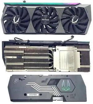 FOR Radiator Cooler for RTX3080ti AMP HOLO Graphics Video Card White With Backplate