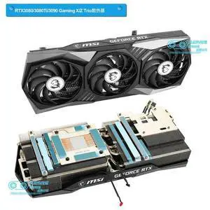 FOR Radiator Cooler for RTX3060 RTX3060Ti RTX3070 RTX3070Ti RTX3080 RTX3080Ti RTX3090 GAMING X Z TRIO Graphics Video Card