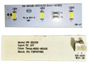 FOR 1pcs refrigerator LED light board SW-BX02B 41041487 for Hoover for Candy Fridge zer LED PCB Circuit Board SW-BX02A W27-39