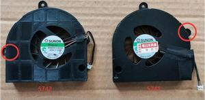 FOR CPU Fan For 5741 AB7905MX-EB3 Gateway NV50 NV55C NV53 NV59C 95 KSB06105HA-9K1N MF60090V1-C270-G99 AB7905MX-EB3