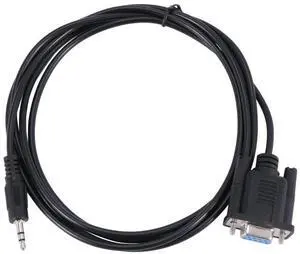 FOR DB9 9 Pin VGA female cable ,DB 9 Female to TRS 3.5mm (1/8in) TRS Stereo Male Serial Data Cable-6 Feet