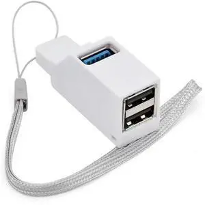 FOR Portable Multi-Interface Hub Splitter USB3.0 High-Speed Hub White