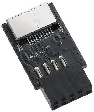 FOR USB 2.0 Front Panel Header USB 9Pin to USB 2.0 Type-E Internal Adapter Motherboard Plug Adapter